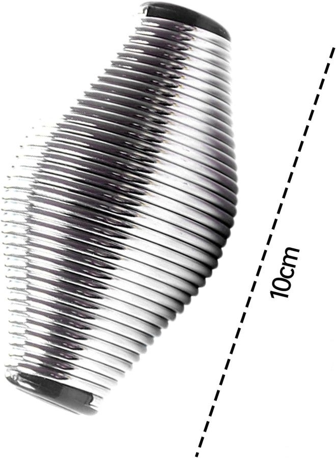 KEYOZA ألعاب معدنية زنبركية لتخفيف التوتر، مناسبة للبالغين، وحشو سلال عيد الفصح، وهدايا للأطفال والمراهقين والرجال، وأدوات مكتبية هادئة وفعّالة لتخفيف التوتر، وكرة حسية لتخفيف التوتر، وأداة مساعدة على التحكم في التوتر. - Image 3